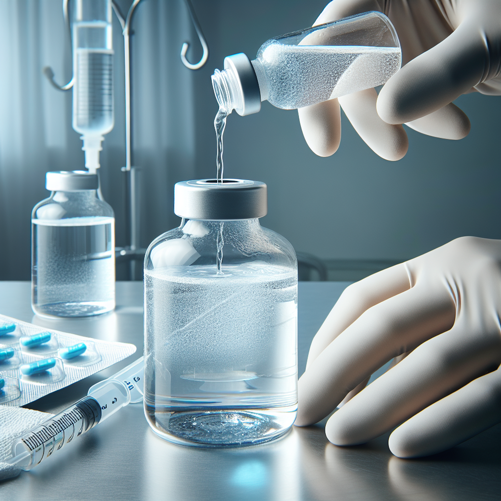 Comment traiter un flacon de stéroïdes réutilisable avec l'Eau Germicide ?