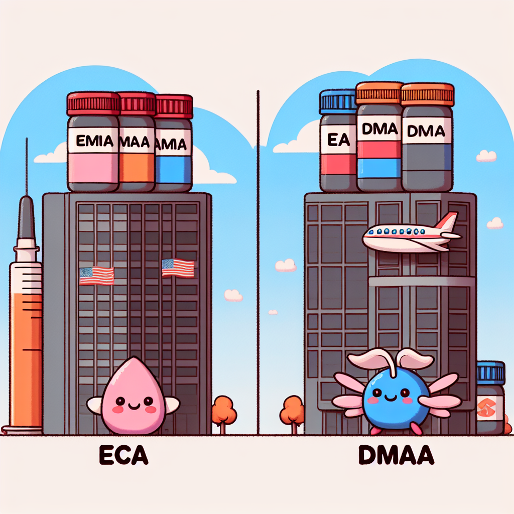 Comparaison de l'ECA et du DMAA