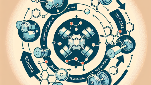 Interaction de l'hormone de croissance avec la testostérone dans les cycles sportifs