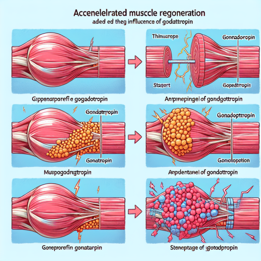 La régénération musculaire après une blessure est accélérée par la prise de Gonadotropine