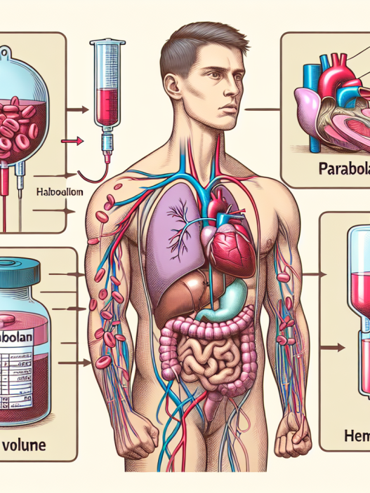 Influence de la perfusion de Parabolan sur la volémie et l'hématocrite de l'athlète