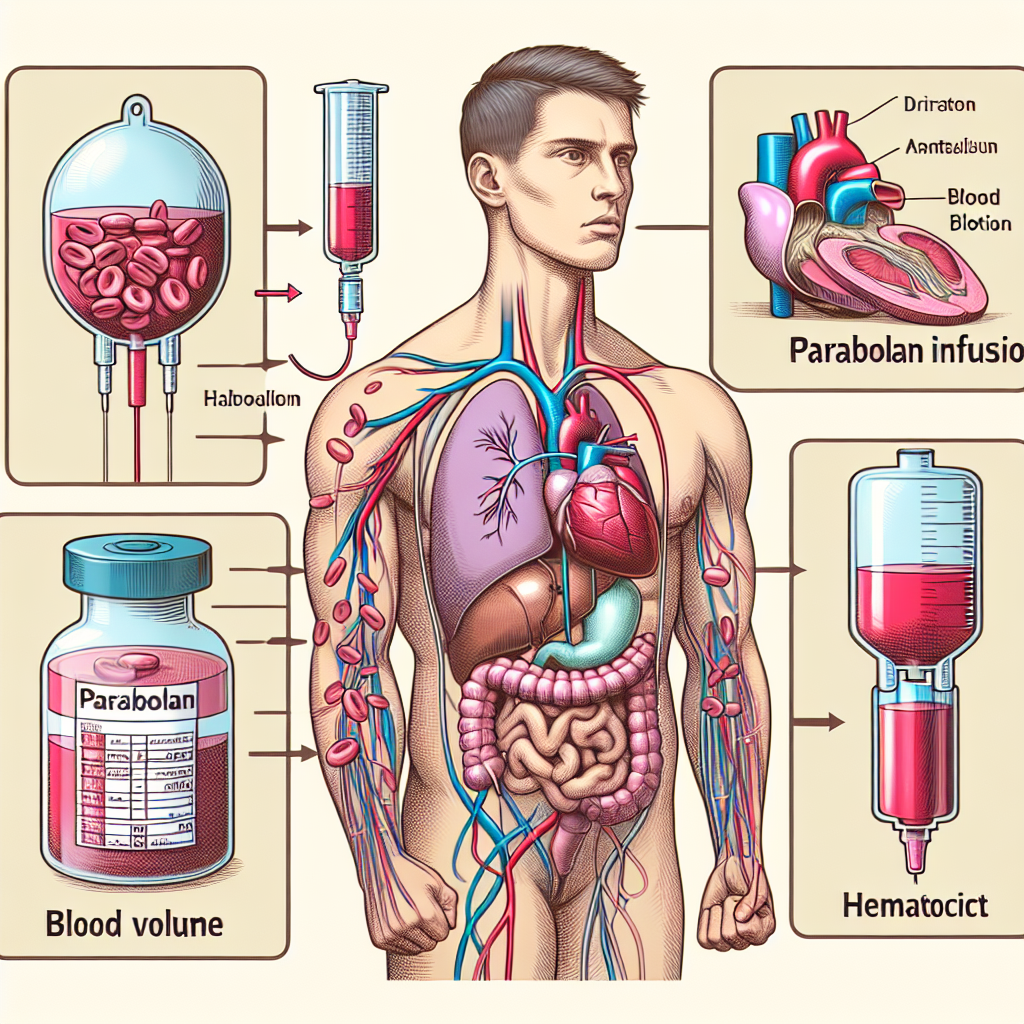 Influence de la perfusion de Parabolan sur la volémie et l'hématocrite de l'athlète