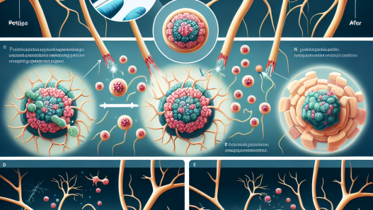 Rôle des peptides dans l'amélioration de la régénération des fibres nerveuses après une blessure