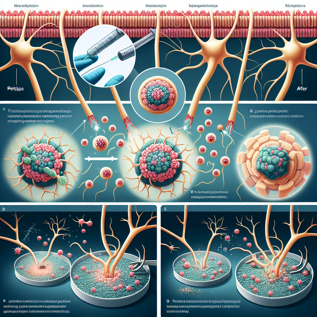 Rôle des peptides dans l'amélioration de la régénération des fibres nerveuses après une blessure
