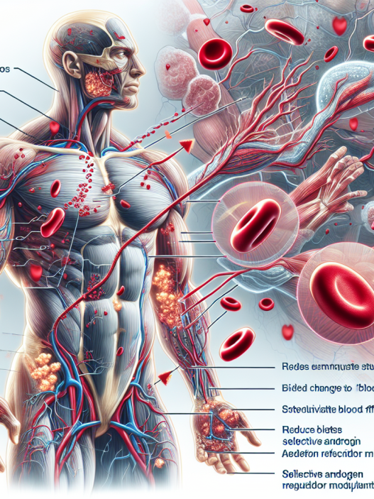 SARMs et leur rôle dans la diminution du flux sanguin et l'hypertrophie musculaire