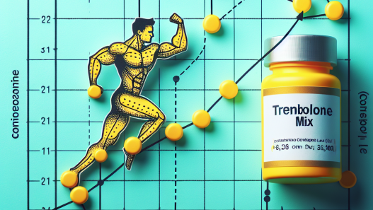 Comment le taux de cortisol change-t-il avec le Trenbolone mix