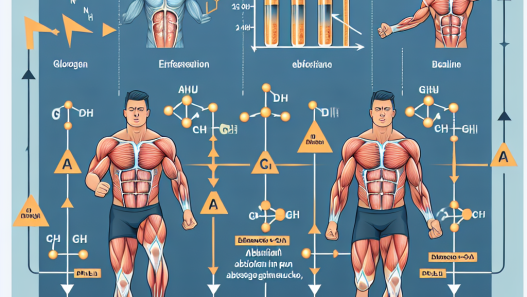 Effet de la DHEA sur les taux de glycogène musculaire après l'effort