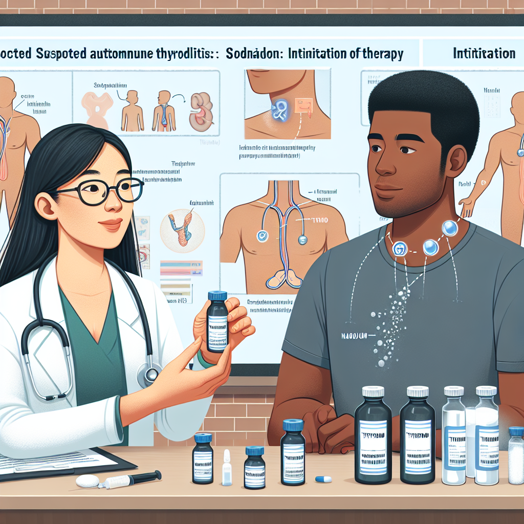LT4 sodium en cas de suspicion de thyroïdite auto-immune : début du traitement