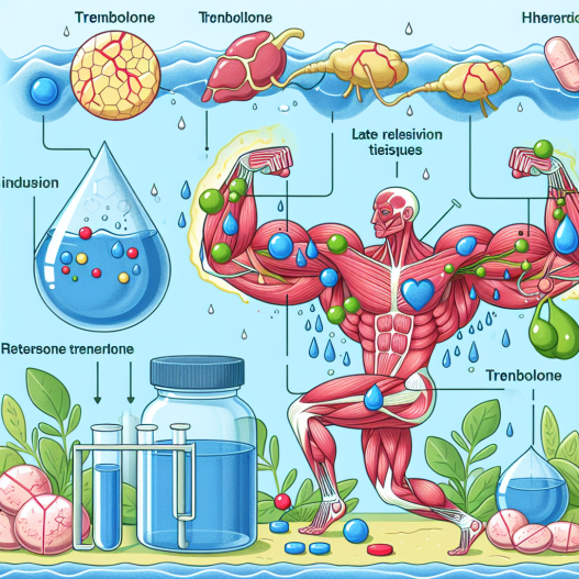 Rétention d'eau dans les tissus sous l'influence du mélange de trenbolone