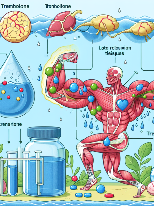 Rétention d'eau dans les tissus sous l'influence du mélange de trenbolone