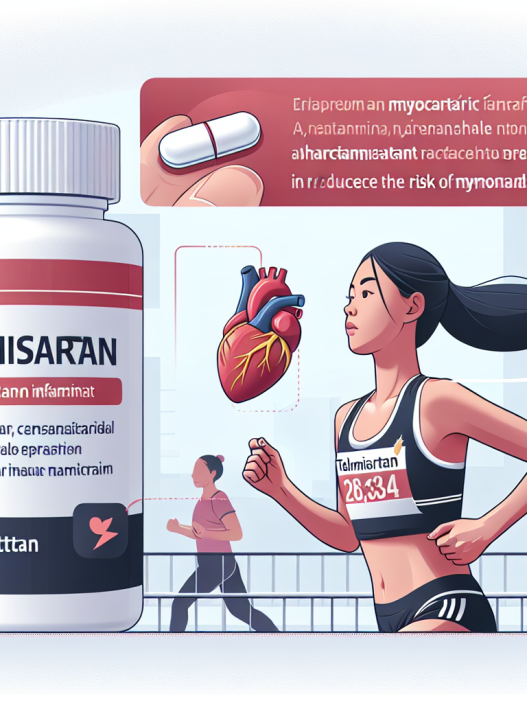 Utilisation du telmisartan pour réduire le risque d'infarctus du myocarde chez les athlètes professionnels