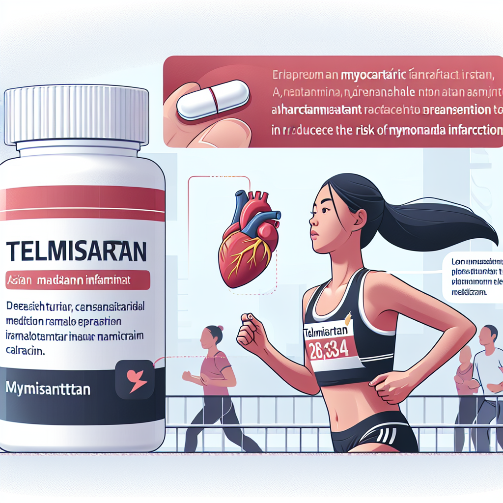 Utilisation du telmisartan pour réduire le risque d'infarctus du myocarde chez les athlètes professionnels