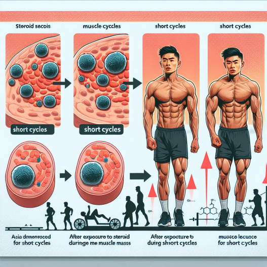 Rôle des stéroïdes dans l'augmentation de la masse musculaire lors de cycles courts