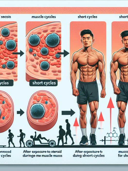 Rôle des stéroïdes dans l'augmentation de la masse musculaire lors de cycles courts