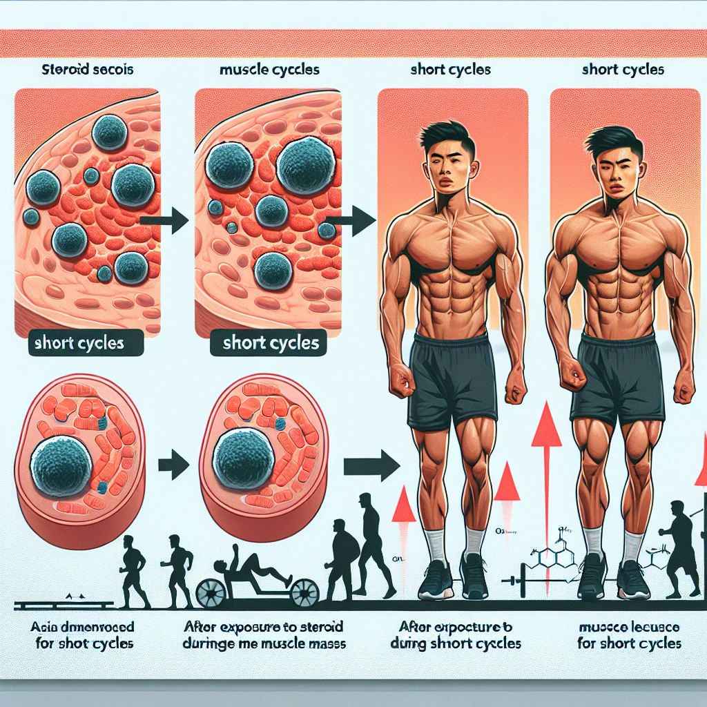 Rôle des stéroïdes dans l'augmentation de la masse musculaire lors de cycles courts