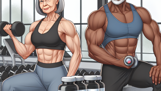 Utilisation de cures de peptides pour maintenir la masse musculaire chez les athlètes âgés