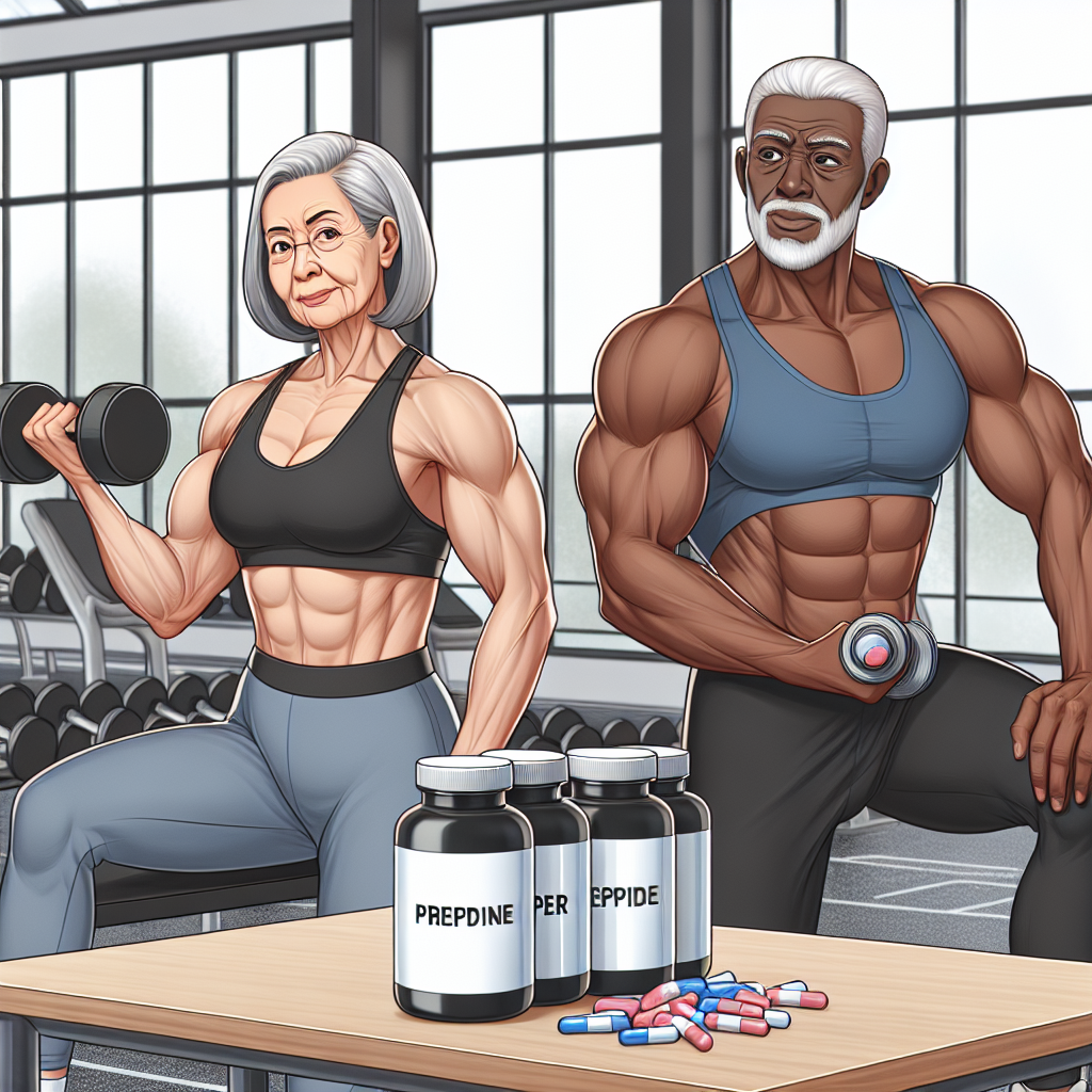 Utilisation de cures de peptides pour maintenir la masse musculaire chez les athlètes âgés